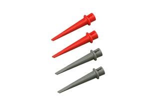 Fluke HC200 Hook Clip set 2 red, 2 gray - 1 Fluke HC200 Hook Clip set 2 red, 2 gray - 1