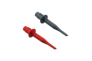 Fluke HC120 Hook Clips (Set of 2: Red, Gray) - 1 Fluke HC120 Hook Clips (Set of 2: Red, Gray) - 1